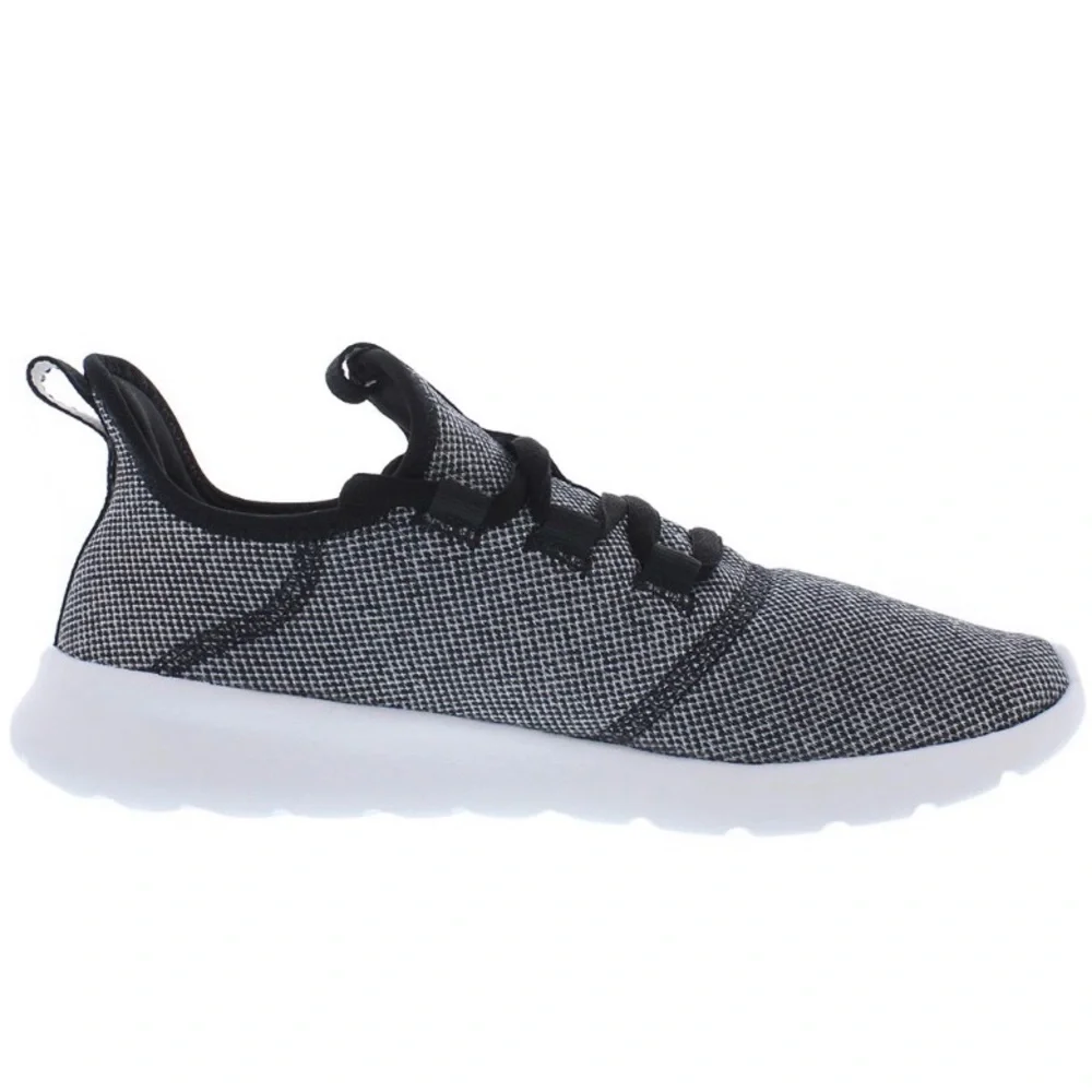 Adidas Running cushioned comfort adjustable fit black cloudfoam Pure 2.0 shoes